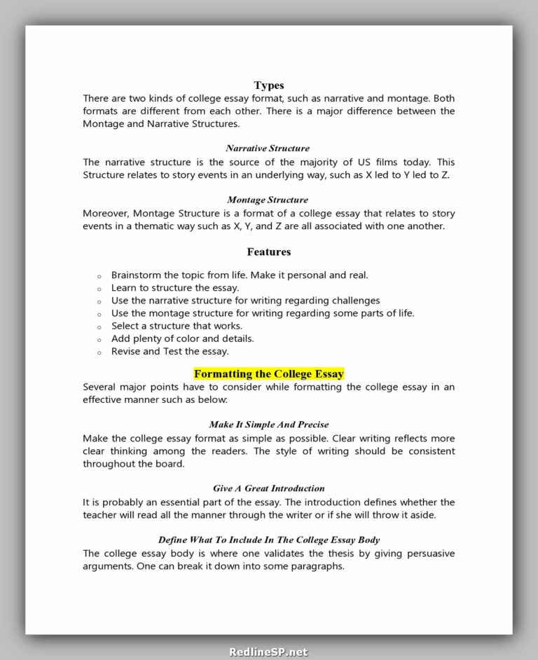 Greatest College Essay Examples Redlinesp