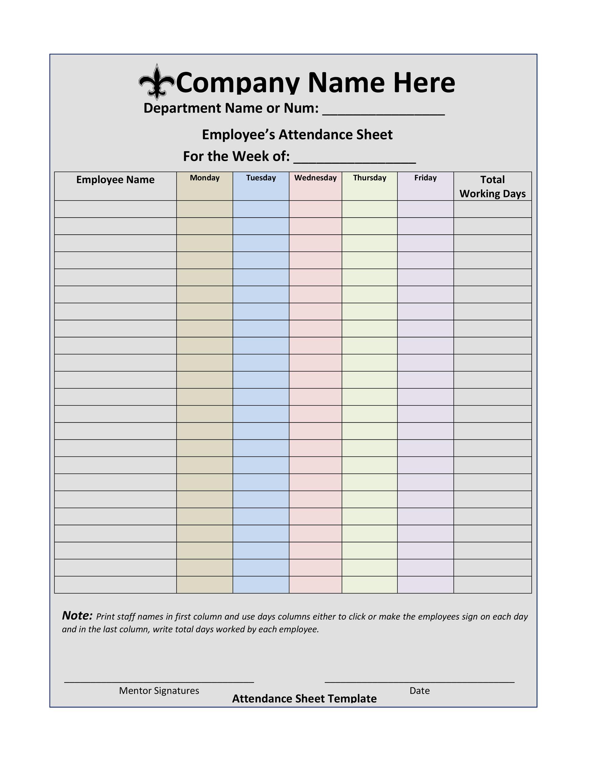 How To Make Automated Attendance Sheet In Excel Pin On Spreadsheet 