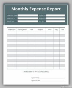 contractor expenses list