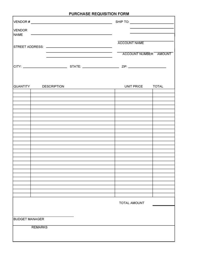 55 Powerful Requisition Form Template - RedlineSP