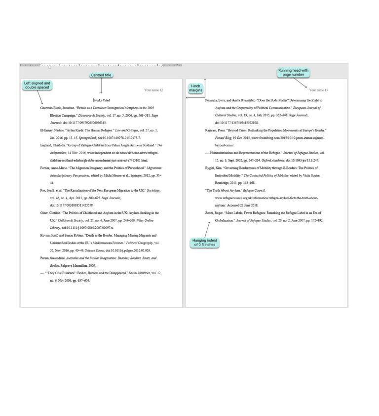 30 Free Reference Page (APA & MLA Format) - RedlineSP