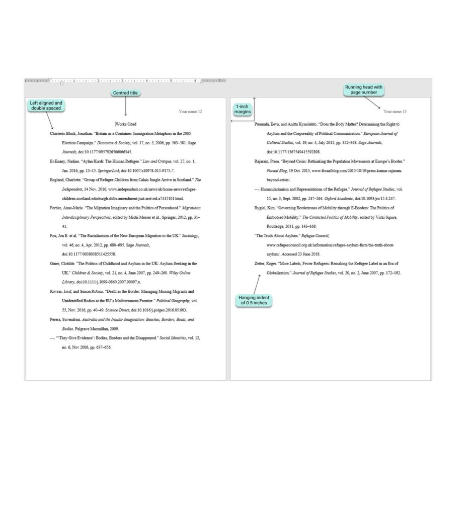 30 Free Reference Page (APA & MLA Format) - RedlineSP