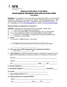 53 Best Scholarship Application Template - RedlineSP