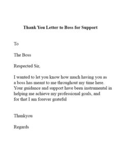 Thanks You Letter for Support 02