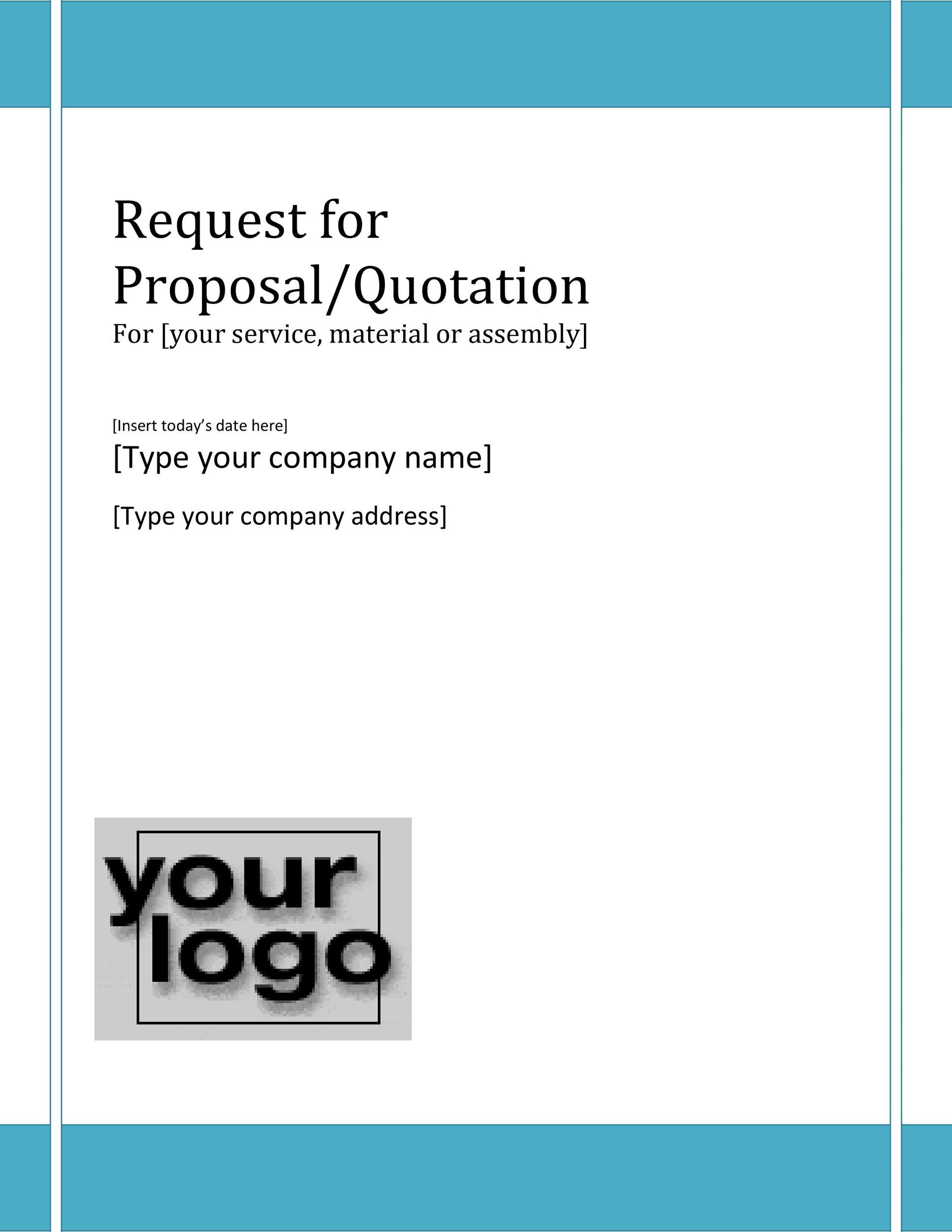 45 Free Request For Proposal Example Templates (RFP) RedlineSP