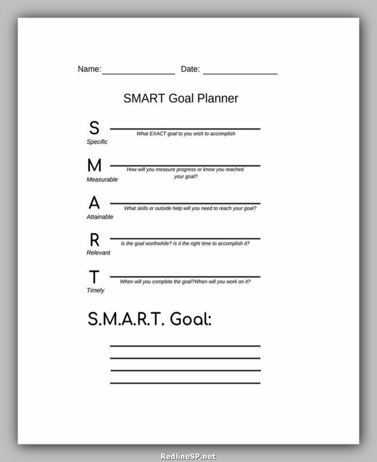 8 Best Educational SMART Goals Examples - RedlineSP