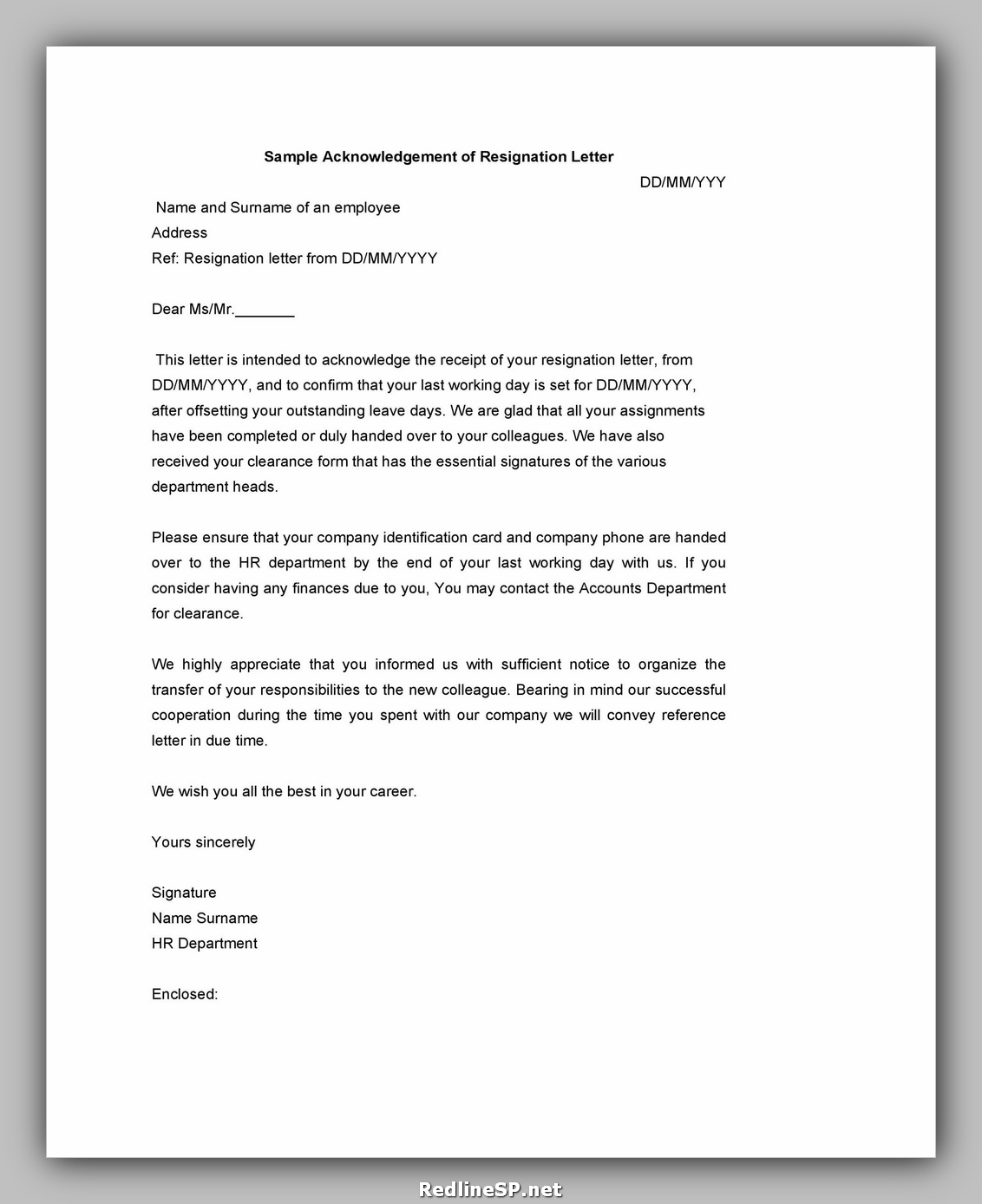 Acknowledgement Letter Format Samples Template How To Write Vrogue