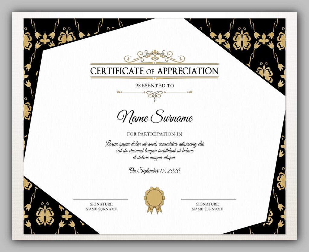 printable certificate template 04