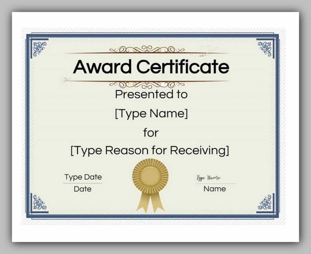 15 Cool Printable Certificate Template – RedlineSP