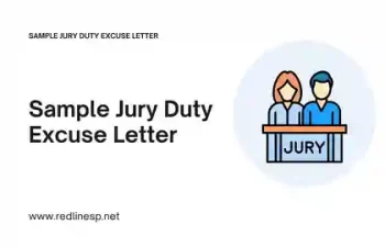 Sample Jury Duty Excuse Letter Visual Presentation