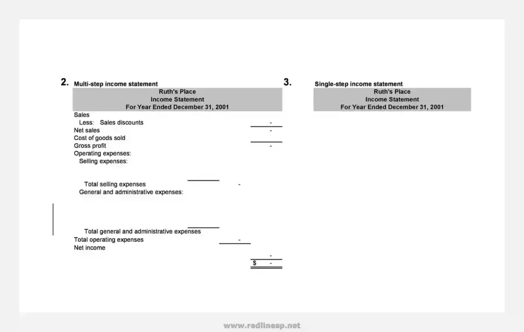 Simple Income Statement Template 06