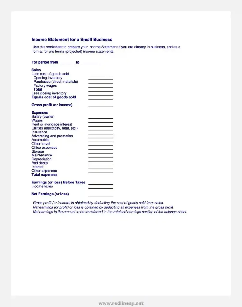 Simple Income Statement Template 27
