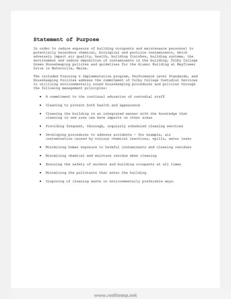 Statement of Purpose Template Word 35