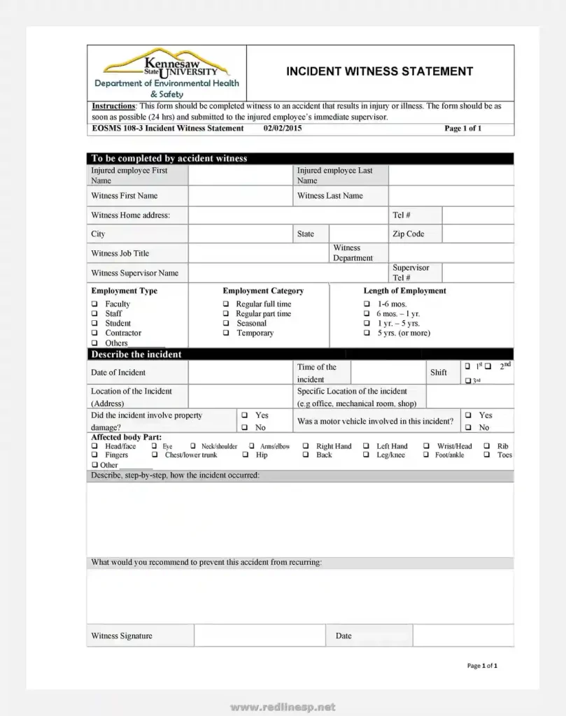 sample witness statement form 39