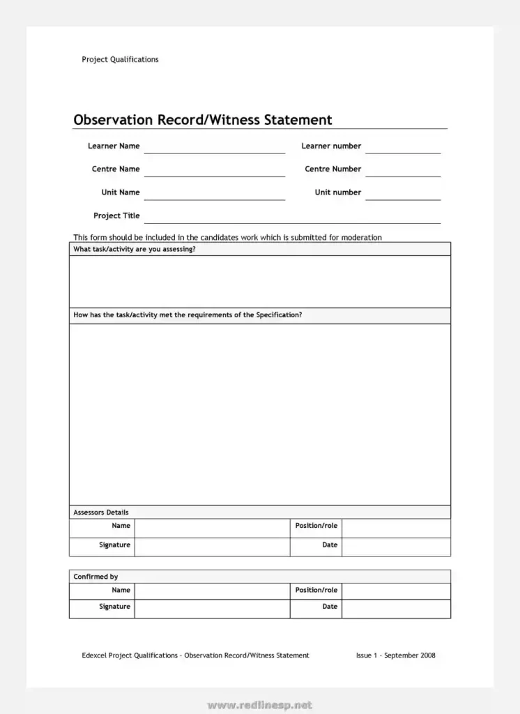 sample witness statement form 49